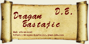 Dragan Bastajić vizit kartica